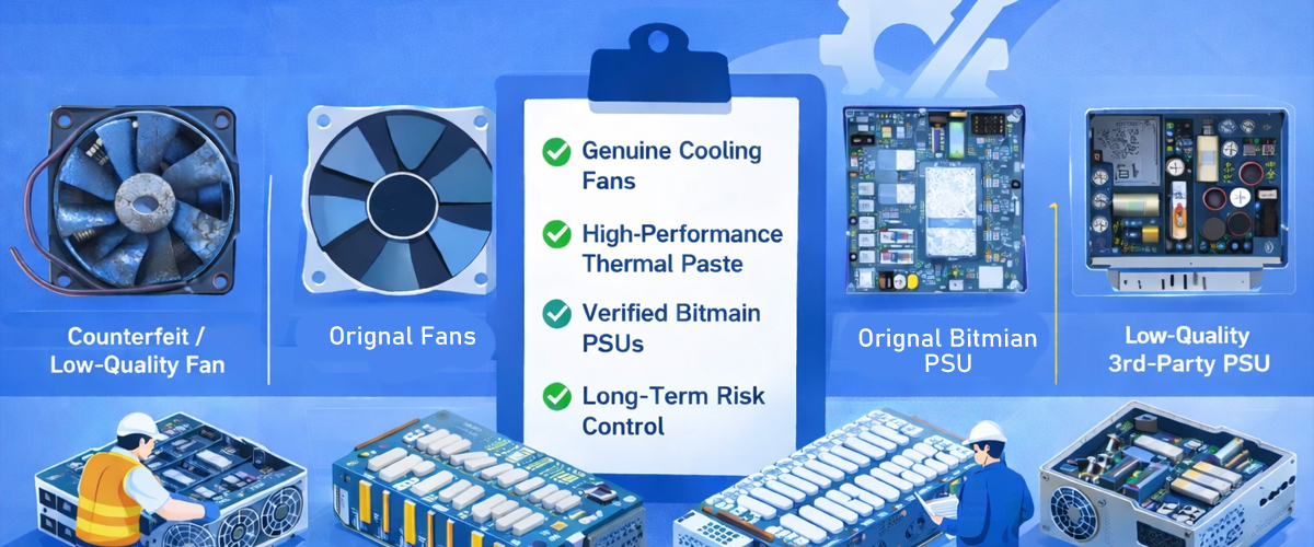 Mining hardware repair and refurbishment process
